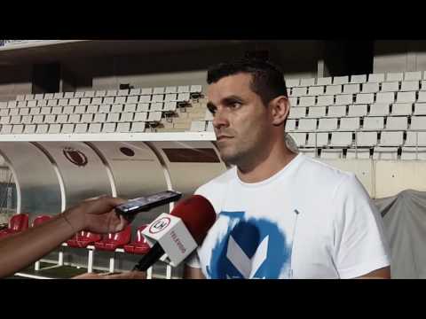 Rueda de prensa de Xavi Molist Hospitalet - Manresa