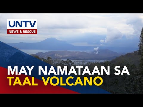 PHIVOLCS, may namataang apoy na sumiklab sa bahagi ng Taal Volcano Island