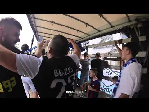 Przejazd drużyny Błędno Nądnia przez wioskę 28.06.2025