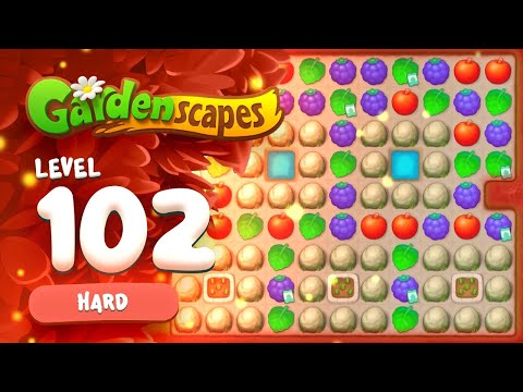 Gardenscapes - Hard Level 102