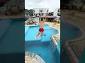 Was it possible? | 1st try into the floaty in swimming pool