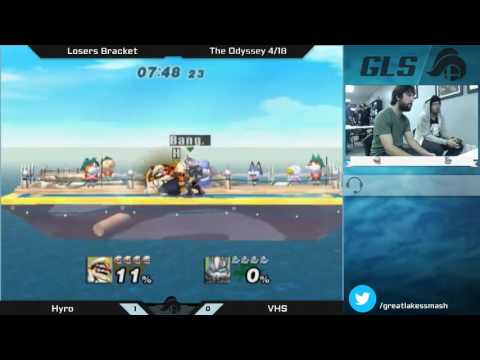 The Odyssey 4/18 Project M Bracket - Hyro (Wario) vs. VHS (Wolf)