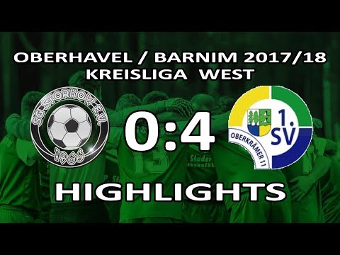 SG STORKOW - 1.SV OBERKRÄMER 0:4 - Highlights [KL West 2017/18 - 9.Spieltag]