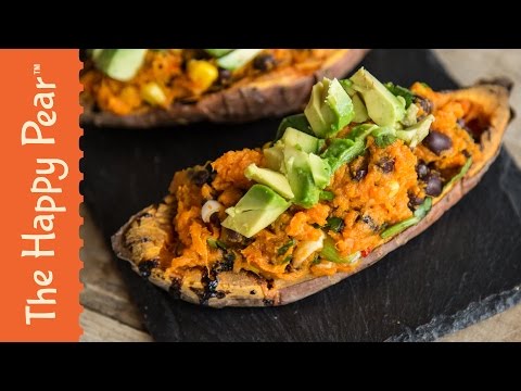Stuffed Sweet Potato Recipe - The Happy Pear