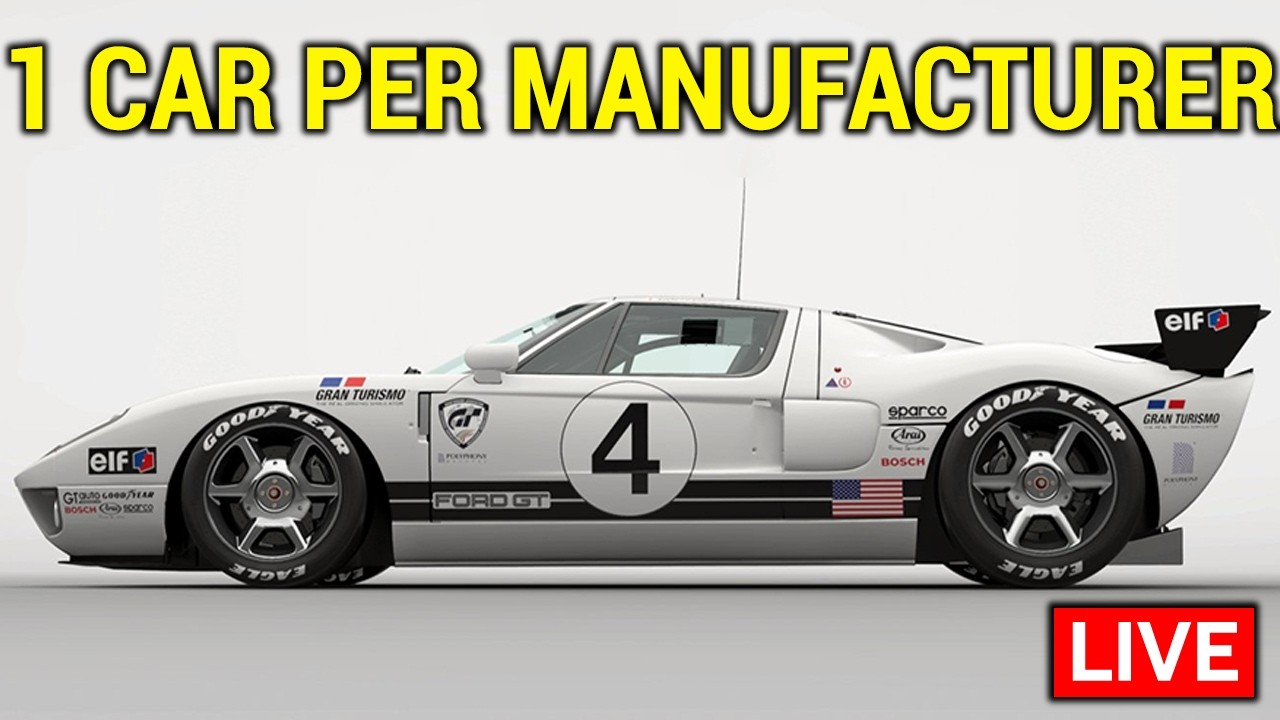 Can I Beat EVERY Gran Turismo While Using 1 Car Per Manufacturer? #7 - !rules !cars