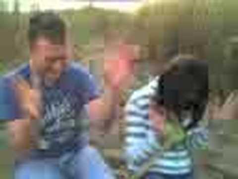 Laura and Luke and the box dance! XD