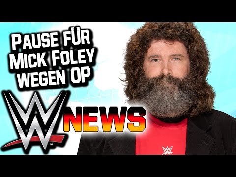 Pause für Mick Foley wegen OP, Gründe für das UK Turnier | WWE NEWS 100/2016 Video