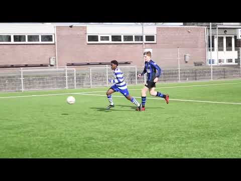 RKSV Blauw Zwart JO17-1 - OLIVEO JO17-1 jeugdvoetbal in Wassenaar