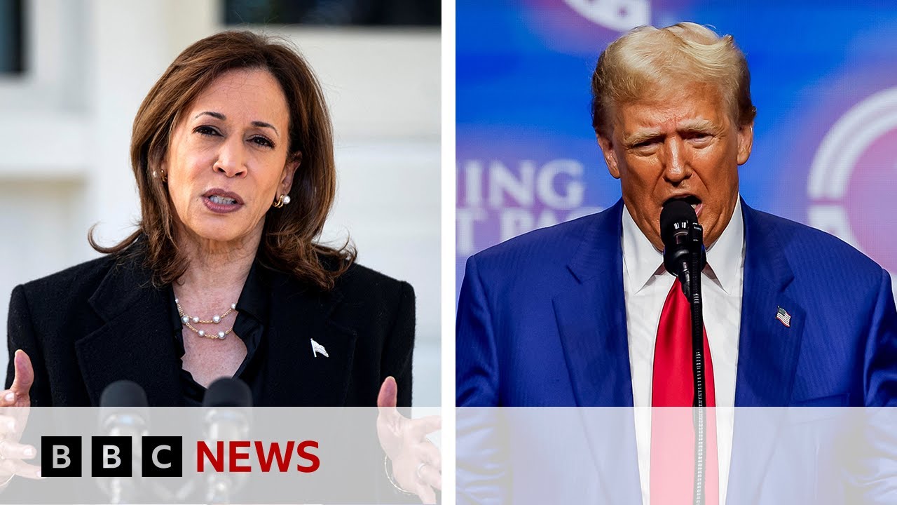 Why Kamala Harris moved from 'joy' to calling Donald Trump 'a fascist' | BBC News