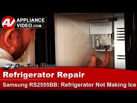 Samsung Refrigerator Repair - No Ice - Ice Maker Assembly