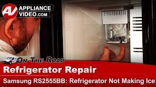 Samsung Refrigerator Repair - No Ice - Ice Maker Assembly