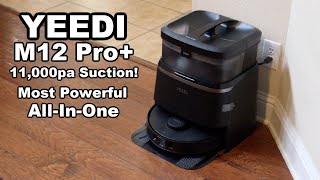 YEEDI M12 Pro+ Most Powerful All-In-One Robot Vacuum and Mop!