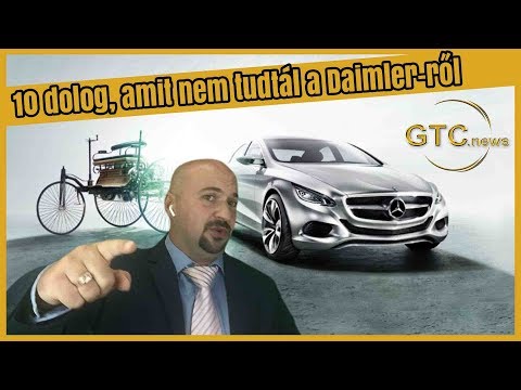 10 dolog, amit nem tudtál a Daimler-ről