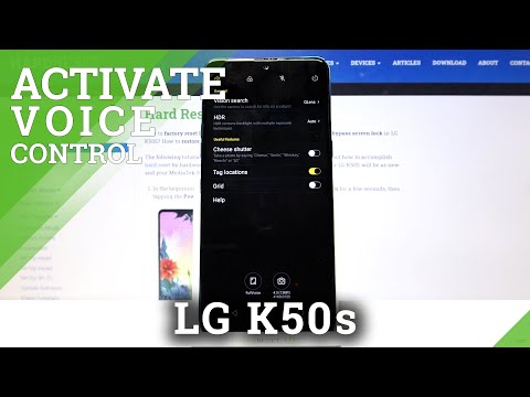 LG K50s - Activate Camera Voice Control