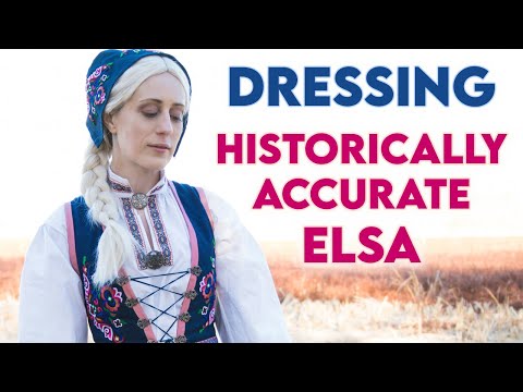 What Would Elsa ACTUALLY Wear? Getting Dressed in 1840s Norwegian Bunad | Historically Accurate GRWM