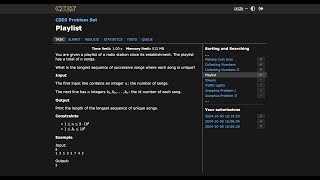 Playlist | CSES | Java | Code Along with Me