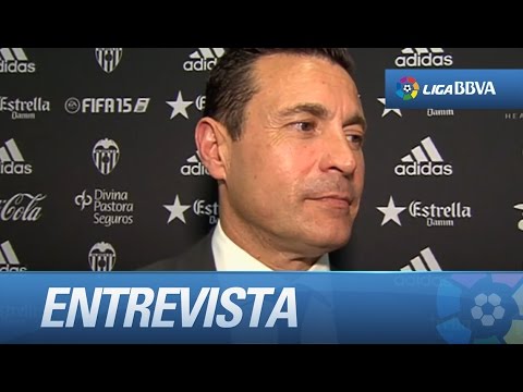 Entrevista a Amadeo Salvo, presidente ejecutivo del Valencia CF, en el palco de Mestalla