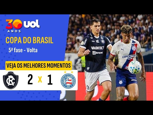 Remo volta a vencer Bahia e garante vaga nas oitavas da Copa do Brasil