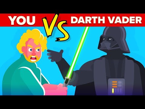 YOU vs Darth Vader - How Can You Defeat and Survive Him (Disney Star Wars Movies)