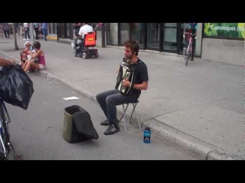 Jean-Simon Leduc Sings & Plays Russian Folk Song -- Montreal, August 2012