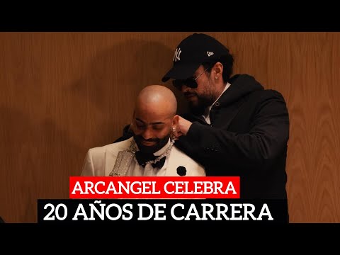 ARCANGEL celebrates 20 YEARS of his career alongside BAD BUNNY, DE LA GHETTO and other COLLEAGUES