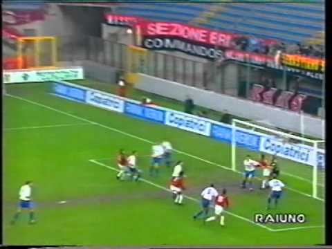 Milan - Copenaghen 1-0  2°t (RITORNO) CL 1993/1994 sintesi