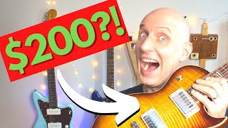 Video thumbnail for THE BEST CHEAP ELECTRIC GUITAR under $300 (yes, really!) guitar review and demo by NO SHRED ZONE