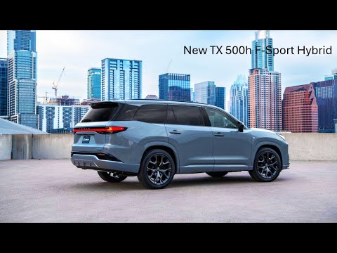 Lexus TX500h F-Sport Hybrid (2025) Best Large Three-Range Off-Road SUV!