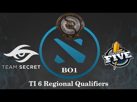 Secret vs F5 Highlights, TI 6 Regional Qualifiers, Team Secret vs Fantastic Five