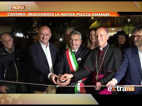 Cassino: inaugurata la nuova Piazza Diamare