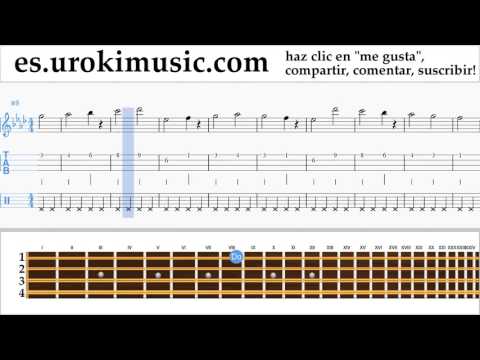 Tutorial de Mandolina Miley Cyrus - Malibu Clases Notas Parte#1 um-i927