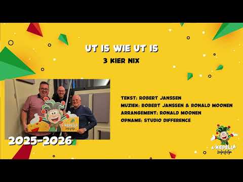 3 Kier Nix - Ut is wie ut is - a-Kepèlla Leedjesfestijn 2025
