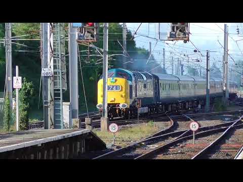 Deltic, 55009 on the West Coast Mainline, Sat. 25th August 2018