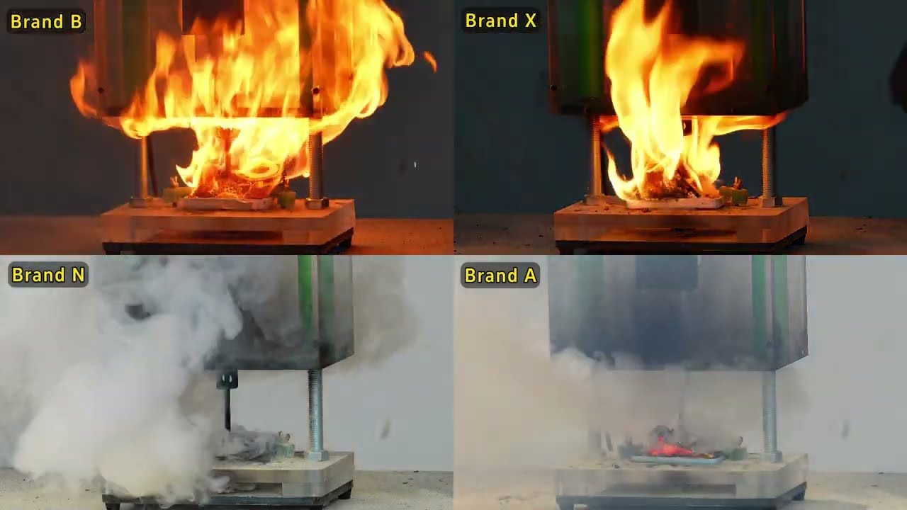 See what happens when we drill lithium batteries from 4 major brands as well as our BMX SolidSafe - YouTube