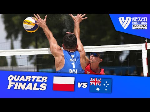 Bryl/Losiak vs. McHugh/Burnett - QF Highlights of Tlaxcala 2022 #BeachProTour
