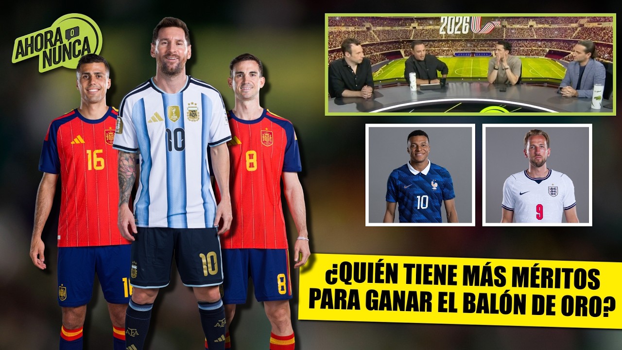 El BALÓN DE ORO tiene VARIOS CANDIDATOS: ¿Quién debe ganarlo? | Ahora o Nunca
