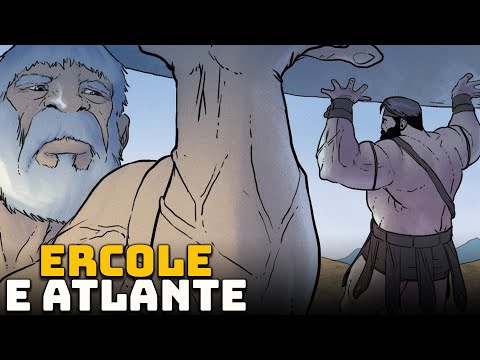 Ercole e Atlante - Il Titano Atlante cerca di Ingannare Ercole - Le 12 Fatiche di Ercole #11