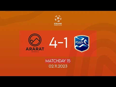 IDBank Premier League. Matchday 15. FC Ararat-Armenia - FC BKMA (02.11.2023)