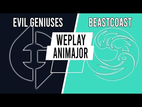 DOTA 2 LIVE - Evil Geniuses VS Beastcoast l WePlay AniMajor : Group Stage