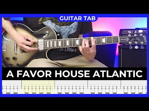 COHEED AND CAMBRIA - A Favor House Atlantic - Guitar Cover with Guitar Tabs