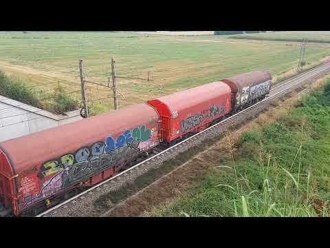 treni merci in transito sulla Cremona-Mantova