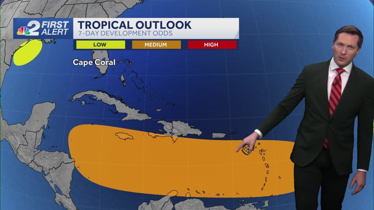 Three areas of disturbed weather being monitored in the Atlantic basin