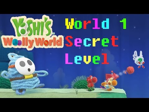 Yoshi's Woolly World - World 1 Secret Level!