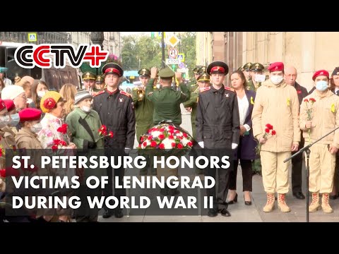 St. Petersburg Honors Victims of Nazi Siege of Leningrad During World War II