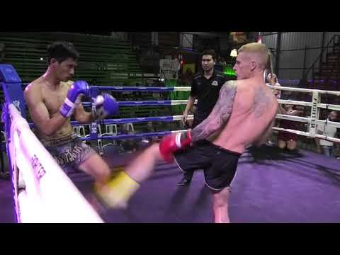 Gavin Sinbimuaythai from Australia  🇦🇺 fights at Rawai Boxing Stadium, 1st November 2019