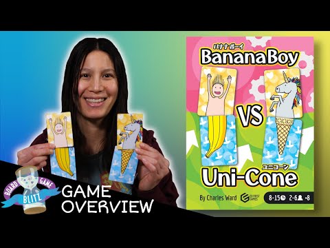 Double sided Memory! - Banana Boy VS Uni-Cone | Children's Game Overview
