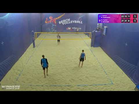 22:45 I. Ivanov / M. Sydorenko - O. Yurtov / V. Antoniuk 19.03.2023 | Winners Beach Volleyball
