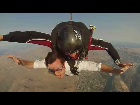 tyler Goes Tandem Skydiving