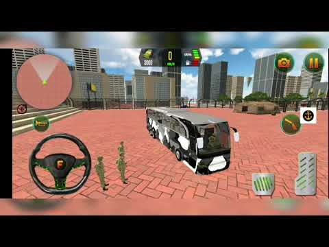 US ARMY BUS DRIVING--MILITARY TRANSPORTER SQUAD