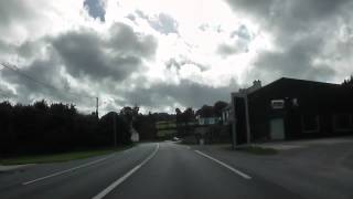 preview picture of video 'Driving On The D790 To The Bricomarché Store, ZA Goasnel, Rostrenen, Côtes d'Armor, Brittany, France'